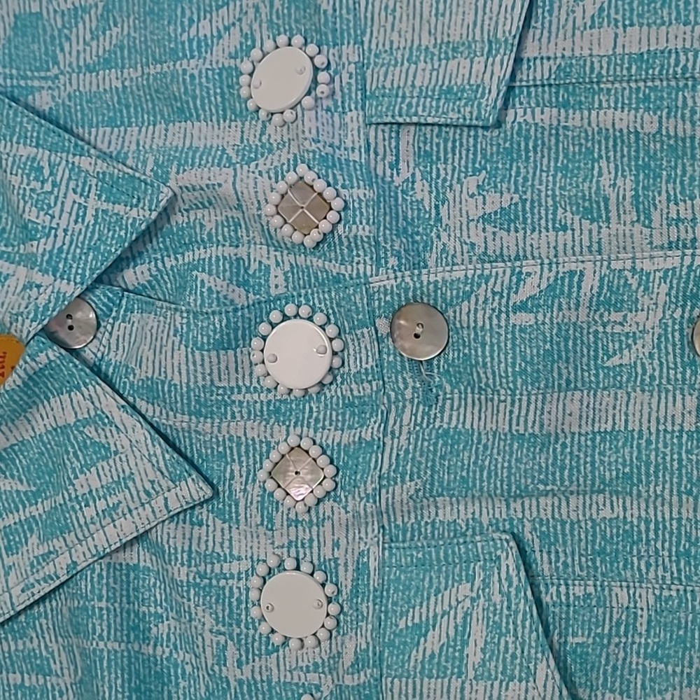 NWT Ruby Rd Teal lightweight jacket size 24W. NWT - image 3